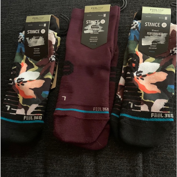 Stance Accessories - Stance ladies performance socks lot of 3 size medium